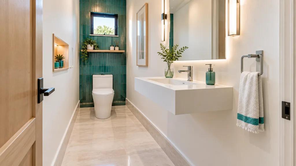 Wall Mounted Sink Layout