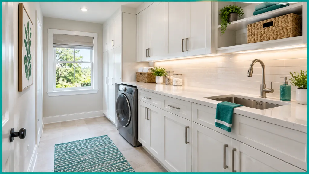 Washer-Dryer Combo + Counter