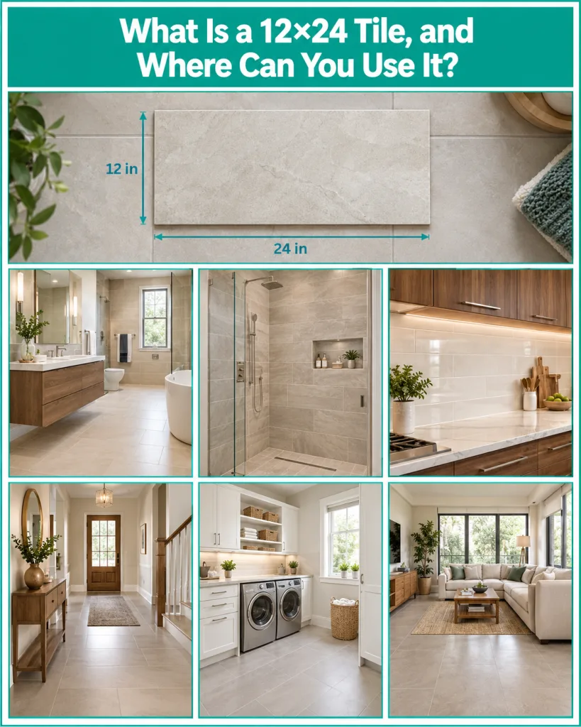 What Is a 12×24 Tile, and Where Can You Use It