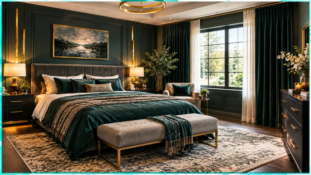What Makes a Bedroom Look Moody and Cozy