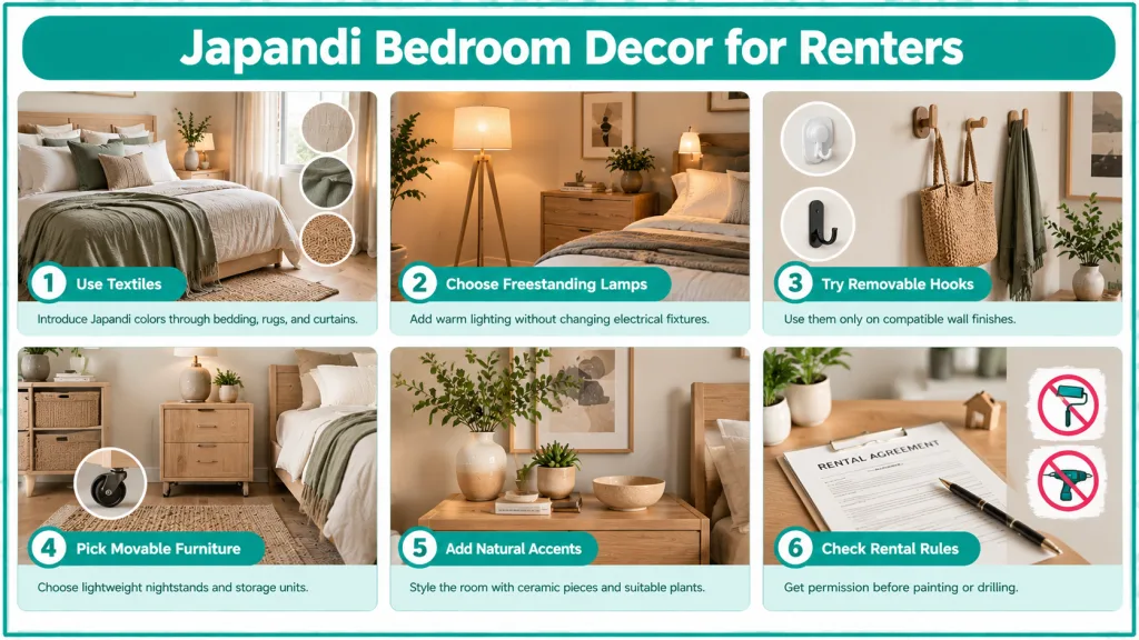 apandi Bedroom Decor for Renters